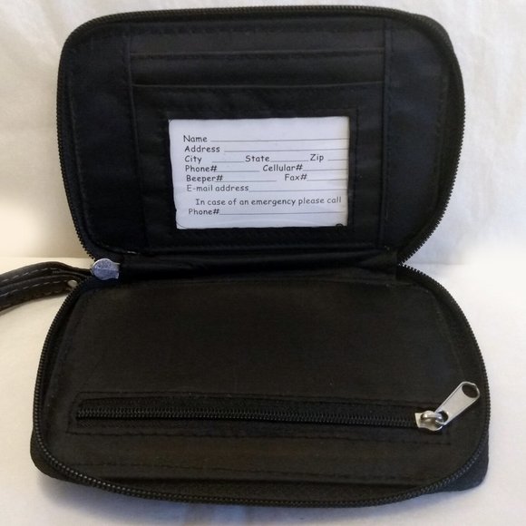 Vintage Jaclyn Smith Coin/Card Black Wallet - Picture 7 of 10